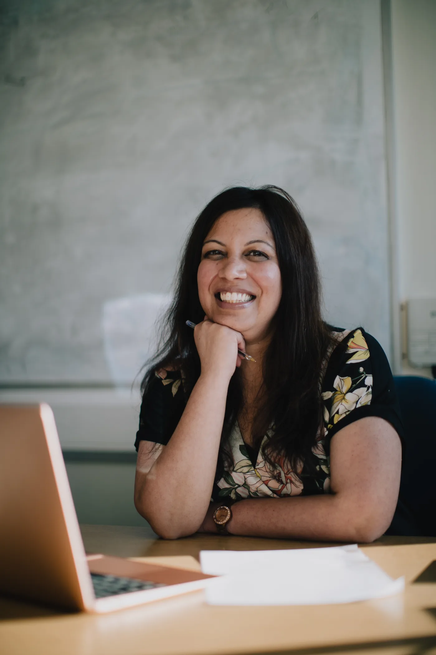 Professional headshot personal brand content